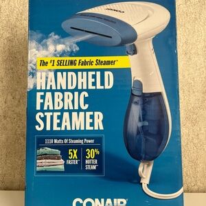 Conair Handheld Fabric Steamer - Extreme Steamer Blue and White
